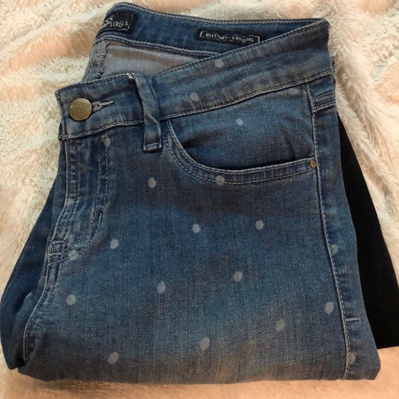 Polka dot skinny mid rise Guess jeans - Picture 6 of 7